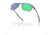 Oakley OO4142 Ejector Sunglasses - Mens, Satin Light Steel Frame, Prizm Jade Lens, 58, OO4142-414213-58