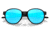 Oakley OO4144 Coinflip Sunglasses - Mens, Matte Black Frame, Prizm Sapphire Lens, 53, OO4144-414402-53
