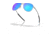 Oakley OO4147 Contrail Sunglasses - Men's, Satin Chrome Frame, Prizm Sapphire Lens, 57, OO4147-414703-57