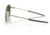 Oakley OO4147 Contrail Sunglasses - Mens, Satin Gold Frame, Prizm Black Lens, 57, OO4147-414713-57
