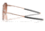 Oakley OO4147 Contrail Sunglasses - Mens, Satin Rose Gold Frame, Prizm Brown Gradient Lens, 57, OO4147-414705-57