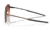 Oakley OO4147 Contrail Sunglasses - Mens, Satin Toast Frame, Prizm Brown Gradient Lens, 57, OO4147-414711-57