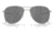 Oakley OO6050 Contrail TI Sunglasses - Men's, Satin Chrome Frame, Prizm Black Polarized Lens, 57, OO6050-605003-57