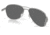 Oakley OO6050 Contrail TI Sunglasses - Mens, Satin Chrome Frame, Prizm Black Polarized Lens, 57, OO6050-605003-57