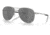 Oakley OO6050 Contrail TI Sunglasses - Mens, Satin Chrome Frame, Prizm Black Polarized Lens, 57, OO6050-605003-57