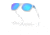 Oakley OO9018 Ojector Sunglasses - Mens, Matte Clear Frame, Prizm Sapphire Lens, 55, OO9018-901811-55