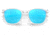 Oakley OO9018 Ojector Sunglasses - Mens, Polished Clear Frame, Prizm Sapphire Lens, 55, OO9018-901802-55