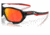 Oakley OO9019A Plazma A Sunglasses - Mens, Matte Black Ink Frame, Prizm Ruby Lens, Asian Fit, 59, OO9019A-901917-59