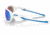 Oakley OO9019A Plazma A Sunglasses - Mens, Matte White Frame, Prizm Sapphire Lens, Asian Fit, 59, OO9019A-901916-59