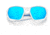 Oakley OO9019A Plazma A Sunglasses - Mens, Matte White Frame, Prizm Sapphire Lens, Asian Fit, 59, OO9019A-901916-59