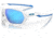 Oakley OO9019A Plazma A Sunglasses - Mens, Matte White Frame, Prizm Sapphire Lens, Asian Fit, 59, OO9019A-901916-59