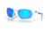 Oakley OO9019A Plazma A Sunglasses - Mens, Matte White Frame, Prizm Sapphire Lens, Asian Fit, 59, OO9019A-901916-59