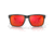 Oakley OO9102 Holbrook Sunglasses, Matte Black Frame, Prizm Ruby Lenses, OO9102-9102E2-55