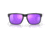 Oakley OO9102 Holbrook Sunglasses, Matte Black Frame, Prizm Violet Lenses, OO9102-9102K6-55