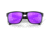 Oakley OO9102 Holbrook Sunglasses, Matte Black Frame, Prizm Violet Lenses, OO9102-9102K6-55