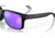 Oakley OO9102 Holbrook Sunglasses, Matte Black Frame, Prizm Violet Lenses, OO9102-9102K6-55