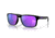 Oakley OO9102 Holbrook Sunglasses, Matte Black Frame, Prizm Violet Lenses, OO9102-9102K6-55