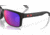 Oakley OO9102 Holbrook Sunglasses, Matte Black Frame, Red Idrium Lenses, OO9102-36