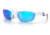 Oakley OO9153 Half Jacket 2.0 A Sunglasses - Mens, White Frame, Prizm Sapphire Lens, Asian Fit, 62, OO9153-915330-62