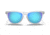 Oakley OO9245 Frogskins A Sunglasses - Mens, Crystal Clear Frame, Prizm Sapphire Lens, Asian Fit, 54, OO9245-9245A7-54