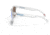 Oakley OO9245 Frogskins A Sunglasses - Mens, Crystal Clear Frame, Prizm Sapphire Lens, Asian Fit, 54, OO9245-9245A7-54