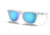 Oakley OO9245 Frogskins A Sunglasses - Men's, Crystal Clear Frame, Prizm Sapphire Lens, Asian Fit, 54, OO9245-9245A7-54