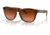 Oakley OO9245 Frogskins A Sunglasses - Mens, Matte Brown Tortoise Frame, Prizm Brown Gradient Lens, Asian Fit, 54, OO9245-9245D1-54