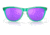 Oakley OO9245 Frogskins A Sunglasses - Mens, Transparent Celeste Frame, Prizm Violet Lens, Asian Fit, 54, OO9245-9245C3-54