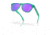 Oakley OO9245 Frogskins A Sunglasses - Mens, Transparent Celeste Frame, Prizm Violet Lens, Asian Fit, 54, OO9245-9245C3-54
