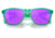 Oakley OO9245 Frogskins A Sunglasses - Mens, Transparent Celeste Frame, Prizm Violet Lens, Asian Fit, 54, OO9245-9245C3-54