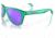Oakley OO9245 Frogskins A Sunglasses - Mens, Transparent Celeste Frame, Prizm Violet Lens, Asian Fit, 54, OO9245-9245C3-54