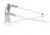 Oakley OO9265 Latch Sunglasses - Mens, Matte Clear Frame, Prizm Sapphire Polarized Lens, 53, OO9265-926565-53
