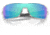 Oakley OO9307 Turbine Rotor Sunglasses - Mens, Polished Clear Frame, Prizm Sapphire Lens, 32, OO9307-930729-32