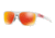Oakley OO9360 Sunglasses 936020-58 - Matte Clear Frame, Prizm Ruby Lenses