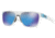 Oakley OO9360 Sunglasses 936021-58 - Matte Clear Frame, Prizm Sapphire Lenses