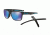 Oakley OO9361 Sunglasses 936113-57 - Polished Black Frame, Prizm Sapphire Lenses