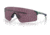 Oakley OO9454 EVZero Blades Sunglasses, Matte Silver/Blue Colorshift Frame, Prizm Road Black Lens, 38, OO9454-945419-38