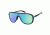 Oakley OUTPACE OO4133 Sunglasses 413303-26 - Polished Black Frame, Sapphire Lenses
