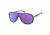 Oakley OUTPACE OO4133 Sunglasses 413306-26 - Onyx Frame, Violet Iridium Lenses