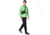 Oakley Packable Jacket - Mens, Laser Green, Extra Small, 412798-73E-XS