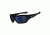 Oakley Pit Bull Sunglasses - Polished Black Frame w/ Deep Blue Polarized Lenses OO9127-09