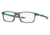 Oakley PITCHMAN OX8050 Eyeglass Frames 805012-55 - Polished Grey Smoke Frame, Clear Lenses