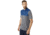 Oakley Polo Shirt Short Sleeve Color Block - Mens, Athletic Heather Grey, Large 434228-24G-L