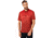 Oakley Polo Shirt Short Sleeve Striped Ellipse - Mens, Iron Red, Small, 434229-80U-S