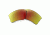 Oakley Quarter Jacket Replacement Lenses, Ruby Iridium, ROO9200CB 2018