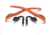 Oakley Radar EV Earsock/Nosepad Kit, Orange, RKT0182AA OR054