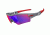 Oakley Radar Path Mens Sunglasses Polished Fog Frame, Positive Red Iridium Lens 09-757