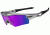 Oakley Radar Path White Chrome Frame w/ Blue Iridium Lenses Sunglasses 09-673