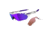 Oakley RADARLOCK EDGE OO9183 Sunglasses 918306-38 - Polished White Frame, Violet Iridium Vented Lenses