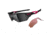 Oakley Radarlock Edge Womens Sunglasses Polished Black Frame, Black Iridium and VR28 Lens OO9183-07